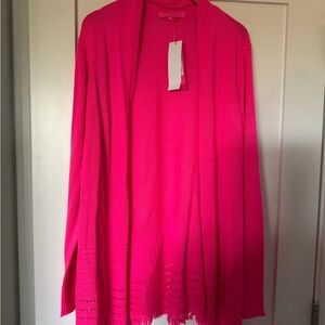 Lilly Pulitzer Vibrant Pink Cardigan